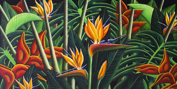 Bird of Paradise & Heliconia